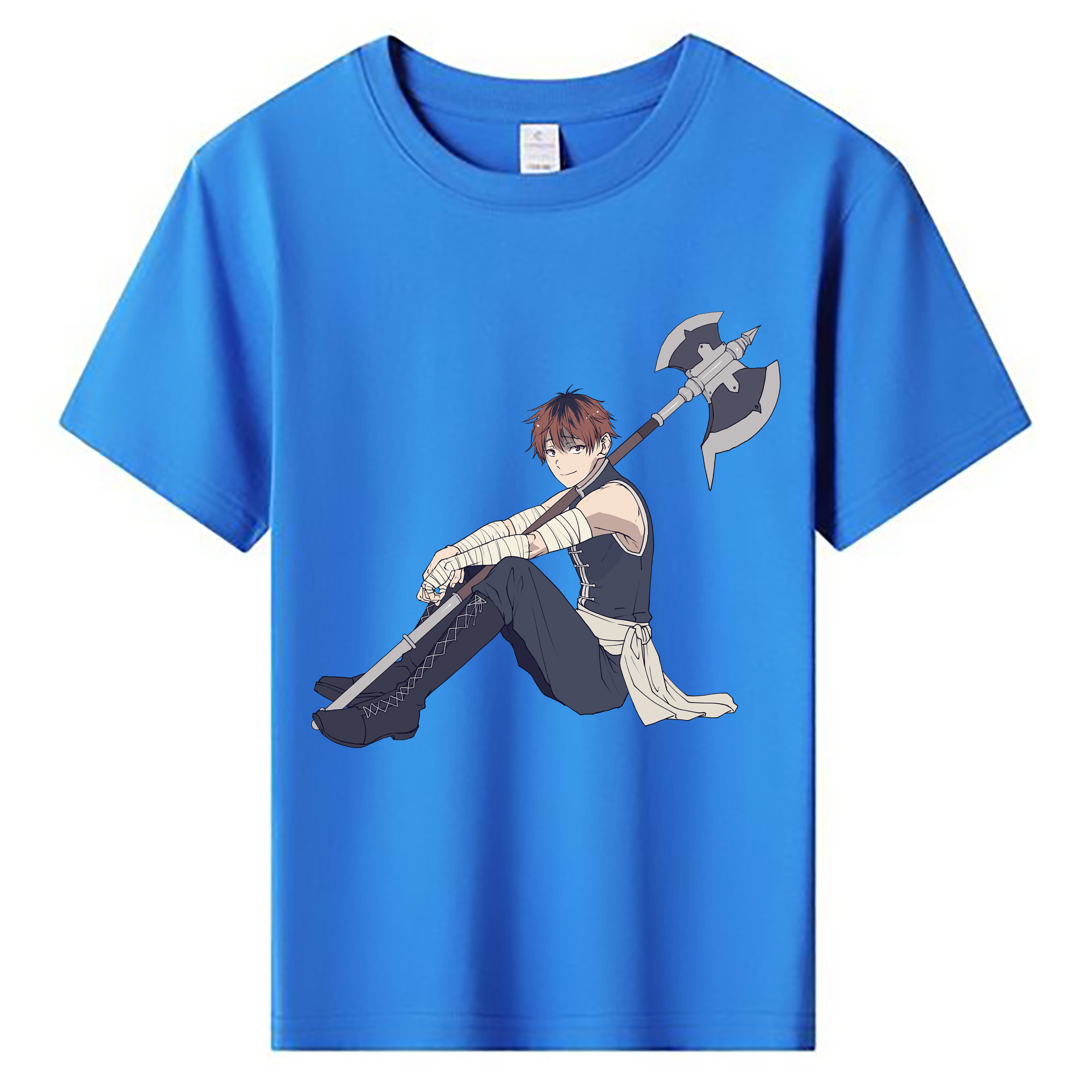（画像用） 葬送のフリーレン Frieren 綿100％キッズTシャツ（フロントプリント）